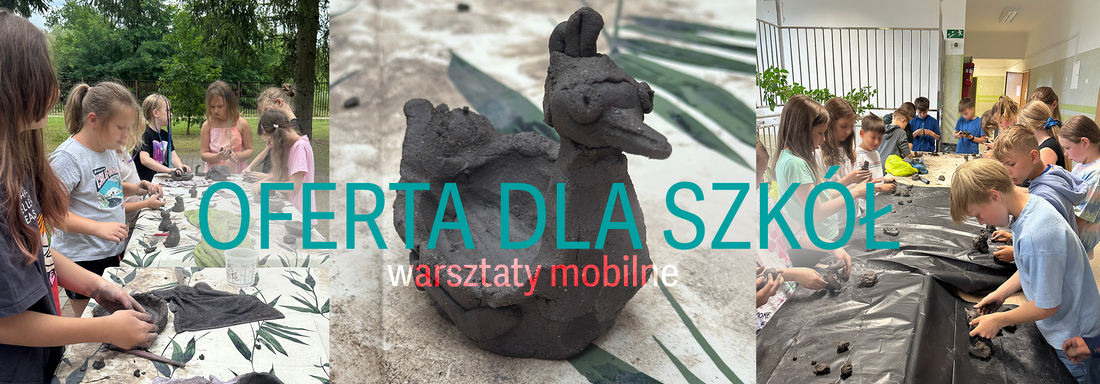 Warsztaty ceramiczne dla dzieci "glina i wyobraźnia"