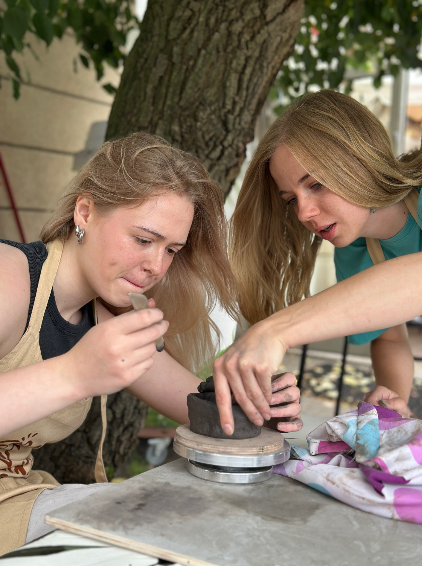 glina warsztaty Łomianki